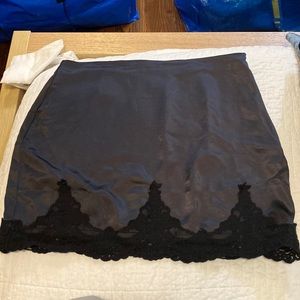 Urban outfitters silk mini skirt